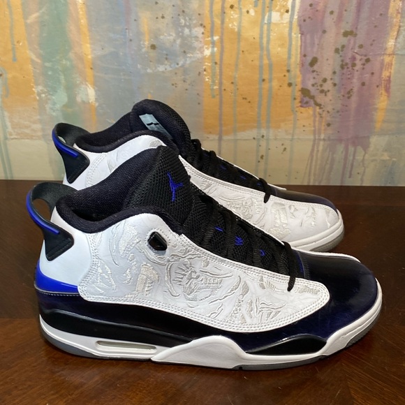 Nike Air Jordan Dub Zero White Concord Black 311046-106 Men